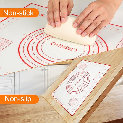 Silicone Baking Mat，Non Stick Rolling Dough