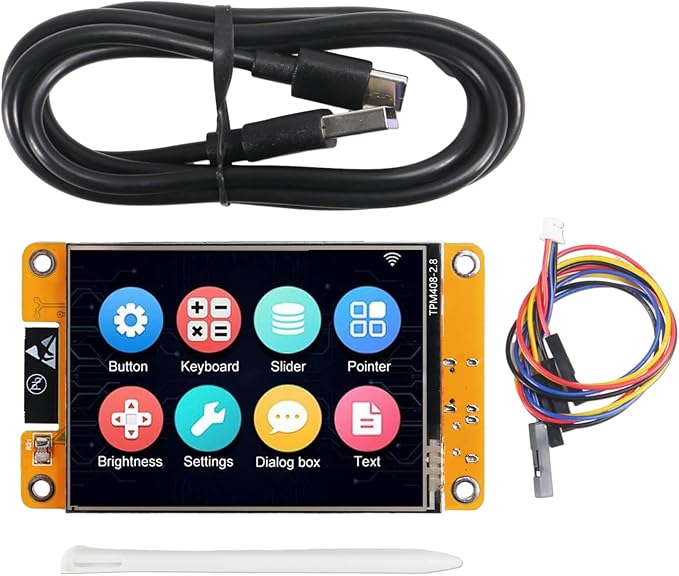 AITRIP 2 Pack ESP32 Development Board ESP32-2432S028R WiFi Bluetooth 2.8 Inch