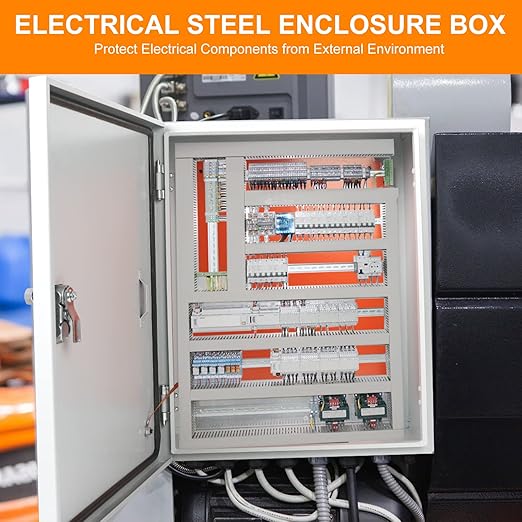 Cold Rolled Steel Electrical Box 20'' x 16'' x 8'' Indoor/Outdoor Thick