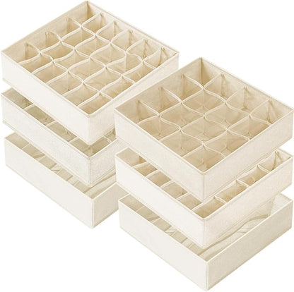 Criusia 6 Pcs Drawer Organizer Clothes
