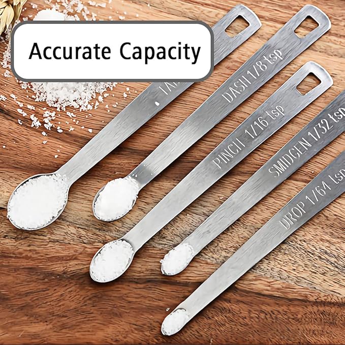 1PCS 1/64 Teaspoon Single Tiny Measuring Spoon, Small Individual Stainless