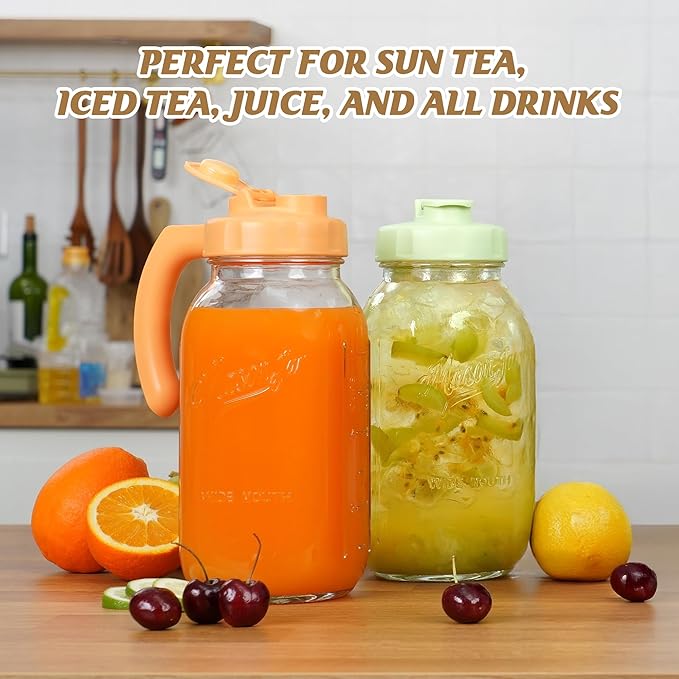 Soligt Glass Mason Jar Pitcher