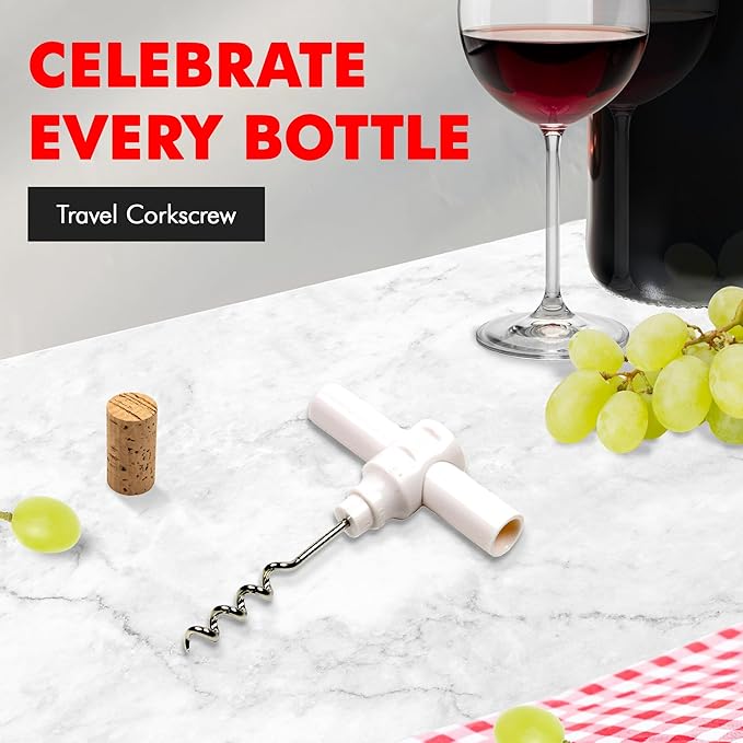 Chef Craft Select Travel Corkscrew, 4 inches in length