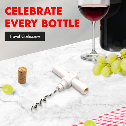 Chef Craft Select Travel Corkscrew, 4 inches in length