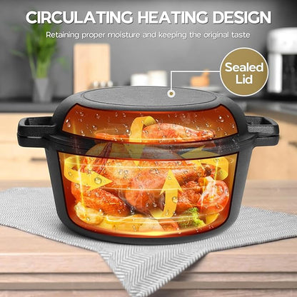 TeamFar Pre-season Cast Iron Dutch Oven