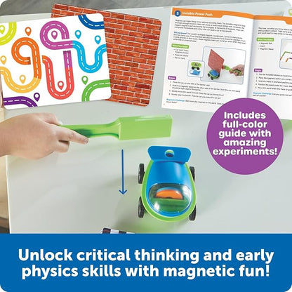 Learning Resources STEM Explorers Magnetworks, Magnetic Science Set, Physics Experiment Toys for Kids, Kindergarten and Preschool Classroom, Force and Motion Kit for Boys and Girls, Ages 5 and Up