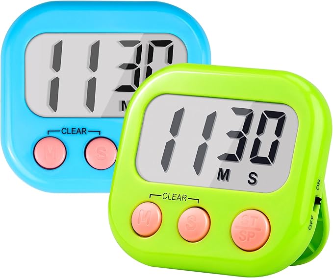 Timer for Kids Teachers Supplies Digital Kitchen Timers for Cooking Large
