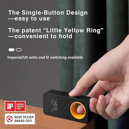HOTO Laser Measuring Tool, Pocket-Size 98Ft Digital Laser Tape Measure ±2mm