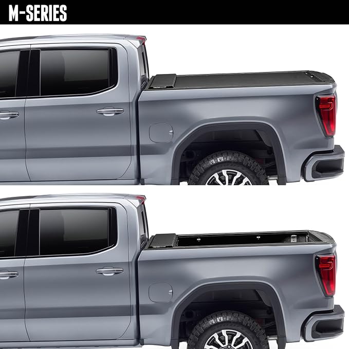 RealTruck Roll-N-Lock M-Series Retractable Truck Bed Tonneau Cover | LG261M | Fits 2015 - 2022 Chevy/GMC Colorado/Canyon 5' 2" Bed (61.7")