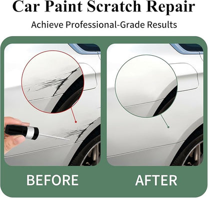 Oxford White(Z1) Touch Up Paint For Ford Exact Match-Chips and Nicks 2 in 1 Car Paint Pen Scratch Rapair for Explorer/Ranger/Escape/Edge/F-150/Mustang/Transit