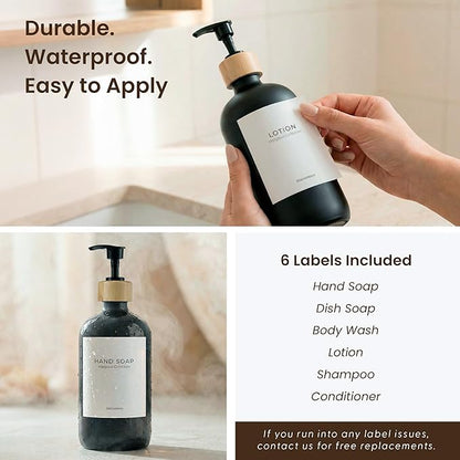 MaisoNovo Glass Dish Soap Dispenser