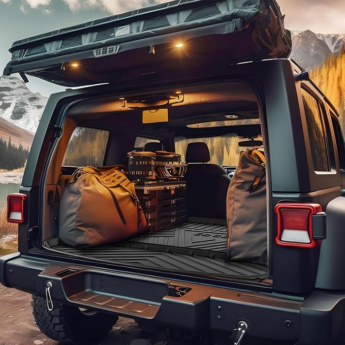 Nilight Cargo Mats for Ford Edge 2015 2016 2017 2018 2019 2020 2021 2022 2023 2024 2025 All Weather Protection Heavy Duty Cargo Liners
