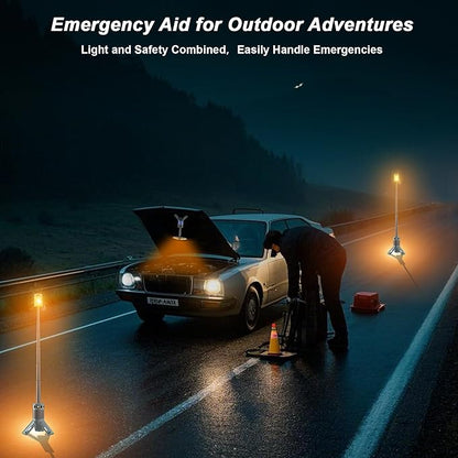 Camping Lights, Rechargeable Telescopic Camping Lights with Stand,12,000mAh Camping Lanterns & Lights with RGB, Magnetic Base, Portable Flashlights for Camping, Hiking, Emergency