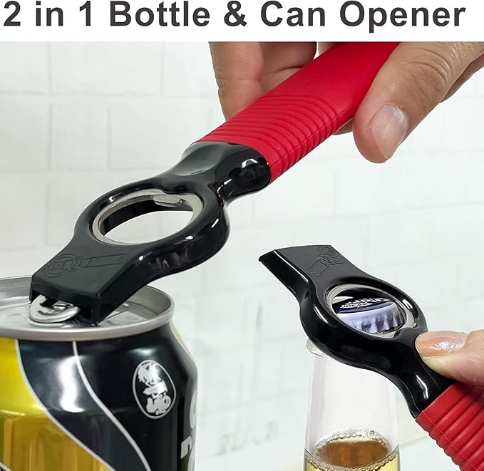 2-Pack Soda Can Opener and Beer Bottle Opener Bartender