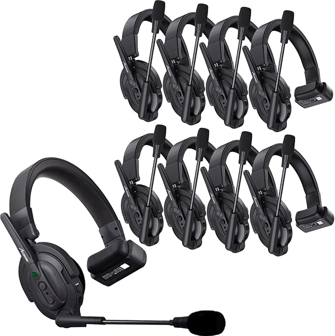 Accsoon Como MIC02-1H4R Wireless Headset Intercom System 9-Person Full Duplex