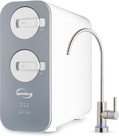 iSpring RO800G Tankless Reverse Osmosis System, 800 GPD Under Sink Water Filter