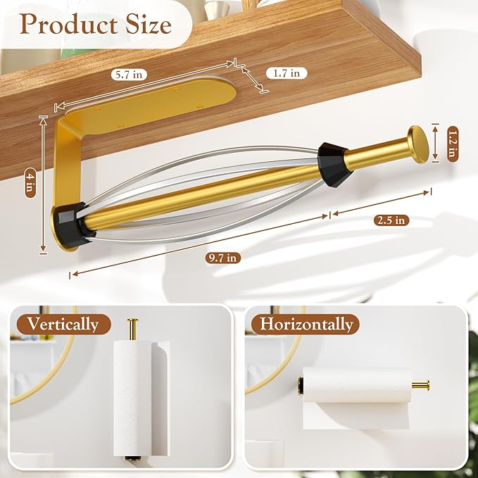Paper Towel Holder Under Cabinet