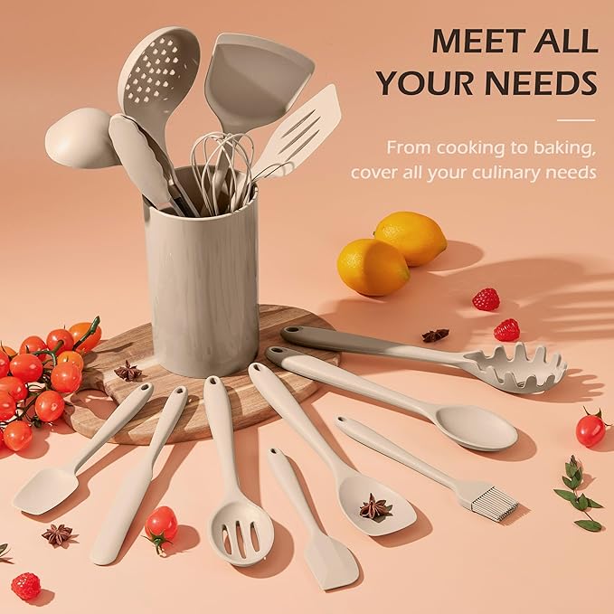 15-Piece Kitchen Cooking Utensils Set