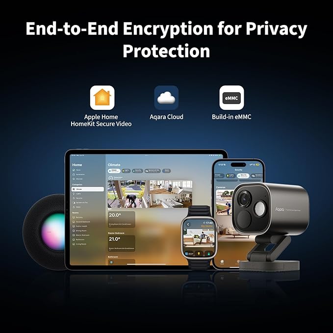 Aqara 4MP Camera Hub G5 Pro WiFi, True Color Night Vision Security Camera