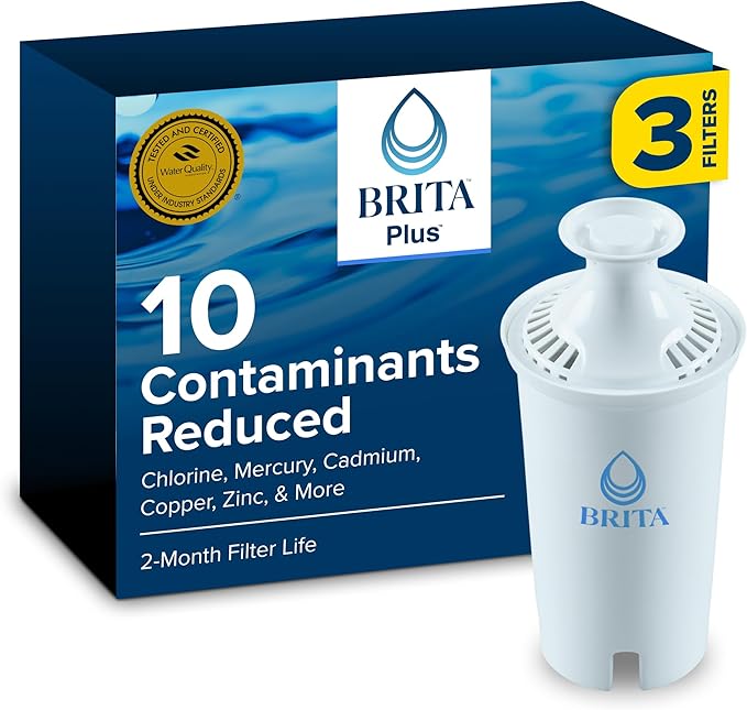 Brita Plus Water Filter, High-Density Replacement Filter