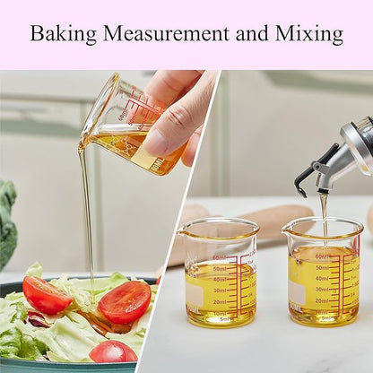 High Borosilicate Glass Measuring Cup-V-Shaped Spout，Glass Measuring Beaker