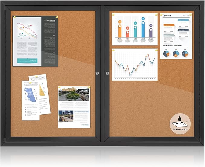 Enclosed Bulletin Board Outdoor Noticeboard