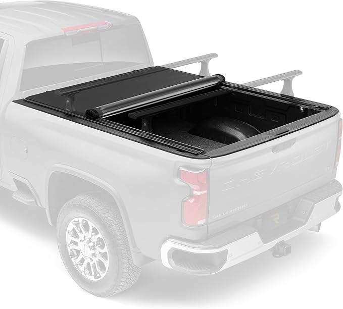 RealTruck TruXedo Pro X15 TS Soft Roll Up Truck Bed Tonneau Cover | 1272416 | Fits 2019-2025 Chevy/GMC Silverado/Sierra 1500 (w/o CarbonPro Bed) 5' 10" Bed (70")