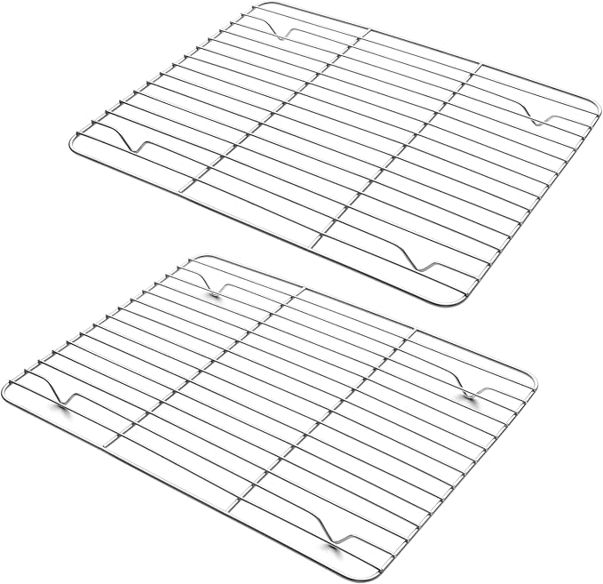 TeamFar Cooling Rack, 11.7” x 9” Stainless Steel Wire Baking Rack