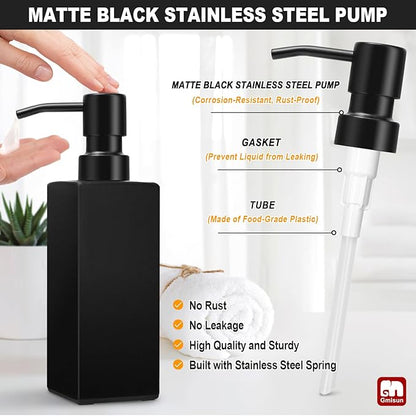 GMISUN Kitchen Soap Dispenser Set, Hand and Dish Soap Dispensers Set,