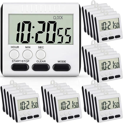 Xuhal 25 Pack 24 Hours Kitchen Timer