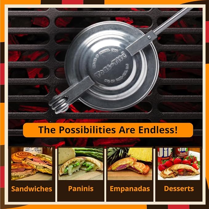 Handheld Sandwich Maker, Classic Sandwich Grill & Panini Press, Cast Aluminum