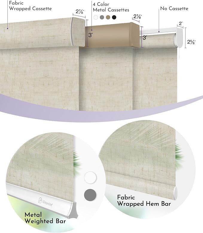 Graywind Motorized Semi Roller Shades Compatible