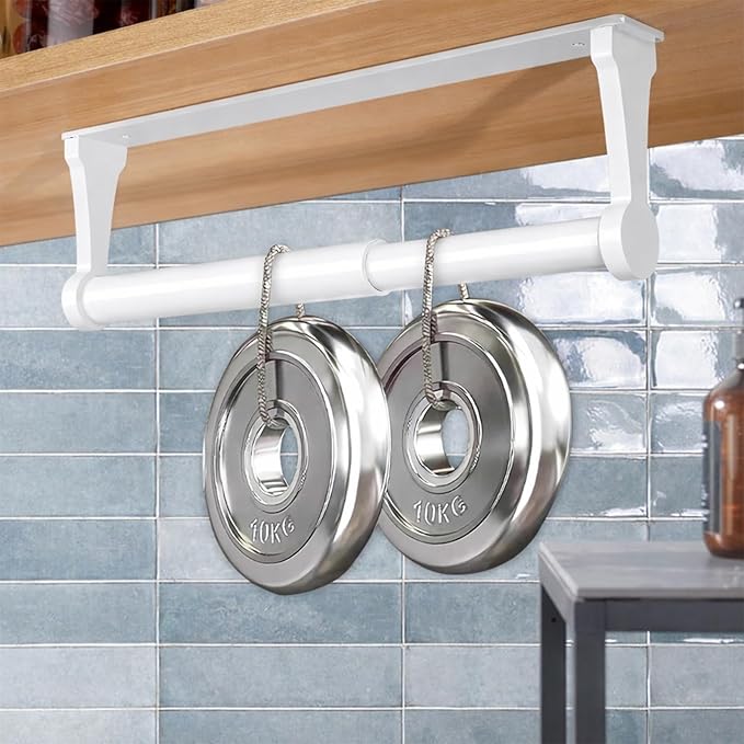 MONEER Kitchen Roll Holder Under Cabinet, Paper Towel Holder, Aluminum Alloy