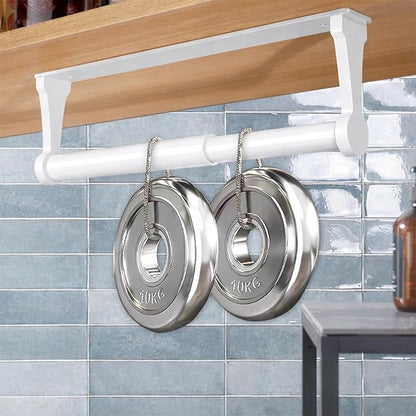 MONEER Kitchen Roll Holder Under Cabinet, Paper Towel Holder, Aluminum Alloy