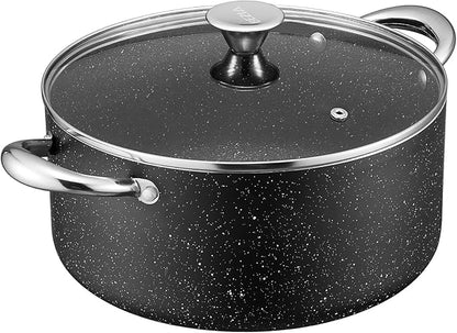 BEZIA Large 12 Quart Nonstick Stock Pot