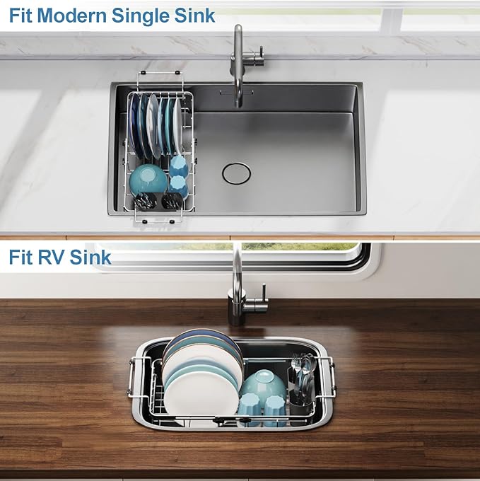 GSlife Small Over the Sink Dish Drying Rack