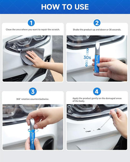 SZ Blue Flame Metallic Touch Up Paint Compatible with Ford Exact Match Touch Up Paint Car Scratch Repair