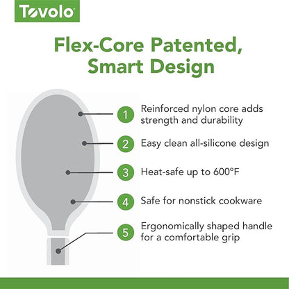 Tovolo Flex Core Silicone Deep Spoon