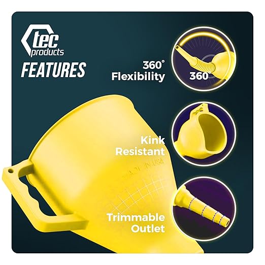 TEC Products FlexAll Long Flexible Funnels