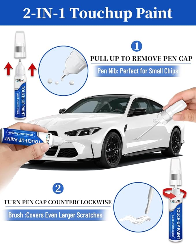 Phantom Black(S3/S3B) Touch up Paint for Hyundai-Exact Match Scratch Repair Kit 2-In-1 Premium Car Paint Pen for Chips & Nicks