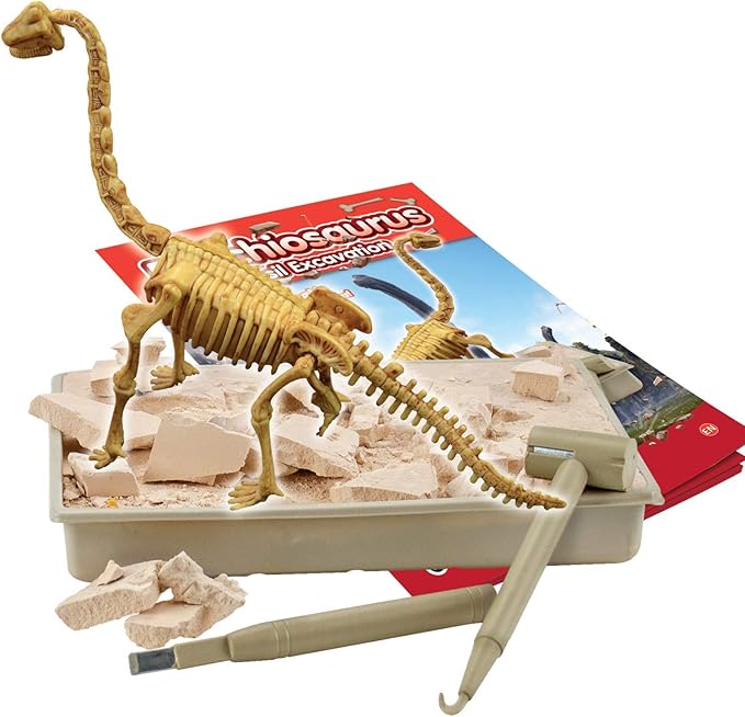 Science4you Brachiosaurus Fossil Digging Kit for Kids - Excavate and Assemble 11 Pieces Dinosaur Fossil, Excavation Dig Kit + Dinosaurs for Kids, Games, Dinosaur Toys for Girls and Boys 6+ Years Old