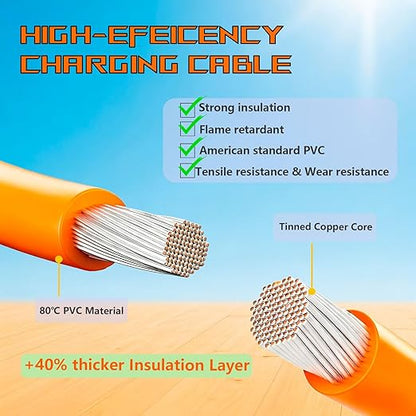 iHaospace XT60 to Solar Connector Cable 25FT/10FT/16.4FT 12AWG, XT60 Extension