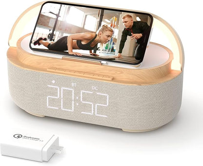 COLSUR Bluetooth Speaker Alarm Clock