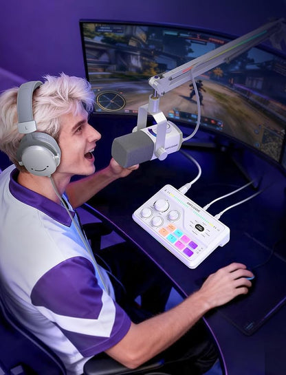 FIFINE Audio Mixer for Gaming