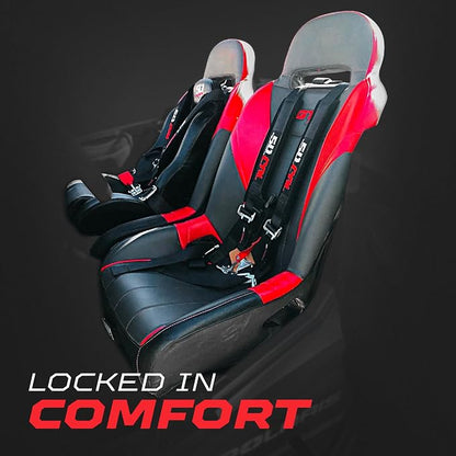 1pc 4 Point Harness for Bucket Seat, Push Release, 10 Color Options, Racing Harness, Race Car, Off Road, UTV, RZR [6008A4]