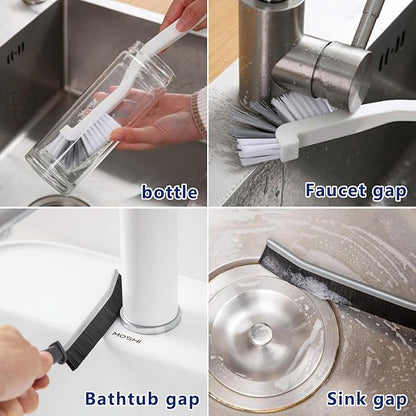 11Pcs Crevice Cleaning Brush Set, Hard Bristle Gap Cleaner Brushes, Tight Spaces