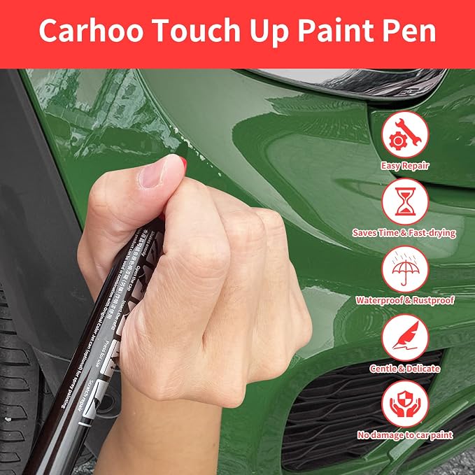 Carhoo A67 British Racing Green Metallic Compatible with MINI Cooper Exact Match Touch Up Paint Pen - 0.56 Fl Oz(16ml)