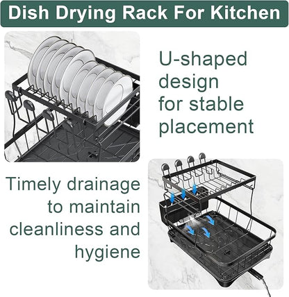 LIYI Dish Drying Rack, Large Dish Rack