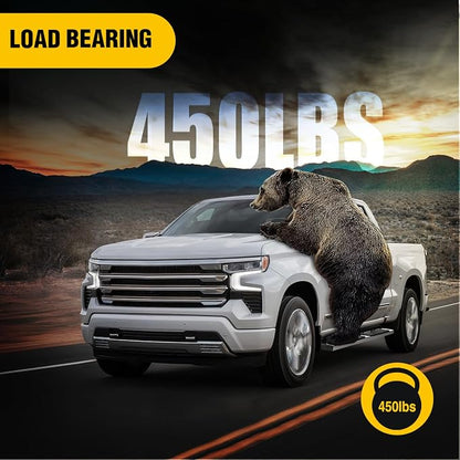 Nilight Running Boards for 2022 2023 2024 2025 2026 Toyota Tundra Crew Max Cab 4 Full Size Doors 6 Inch Stainless Steel Bolt-on Side Step Nerf Bars