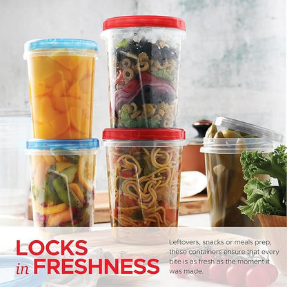 Tafura 12 Pack Leakproof Freezer Containers